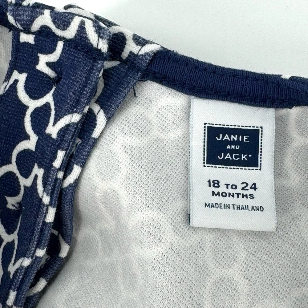 Janie & Jack Geo 3D Floral Sundress - Picture 5 of 7